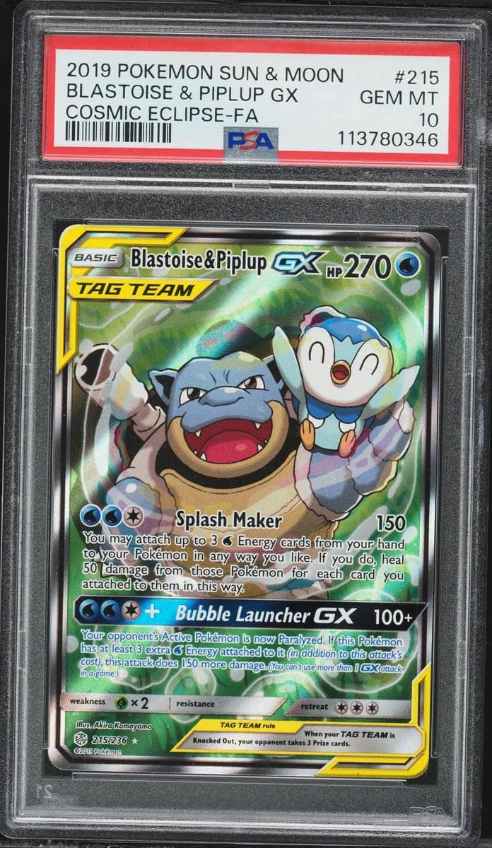 Blastoise & Piplup Gx