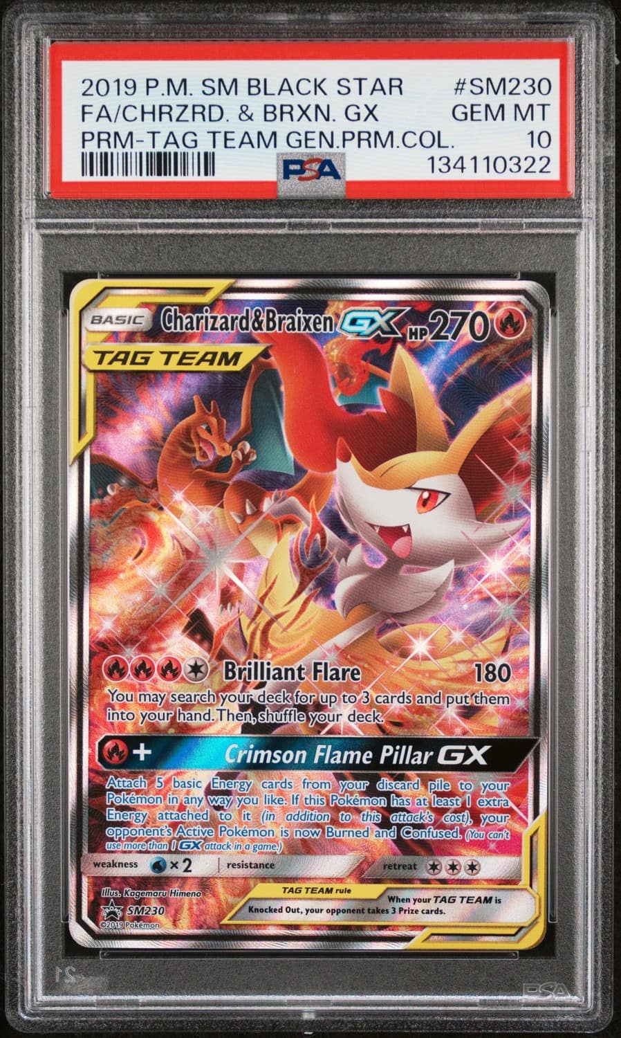 Charizard & Braixen Gx