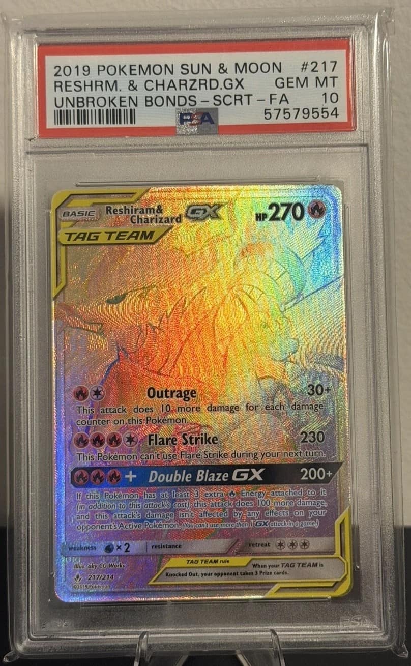 Reshiram & Charizard Gx