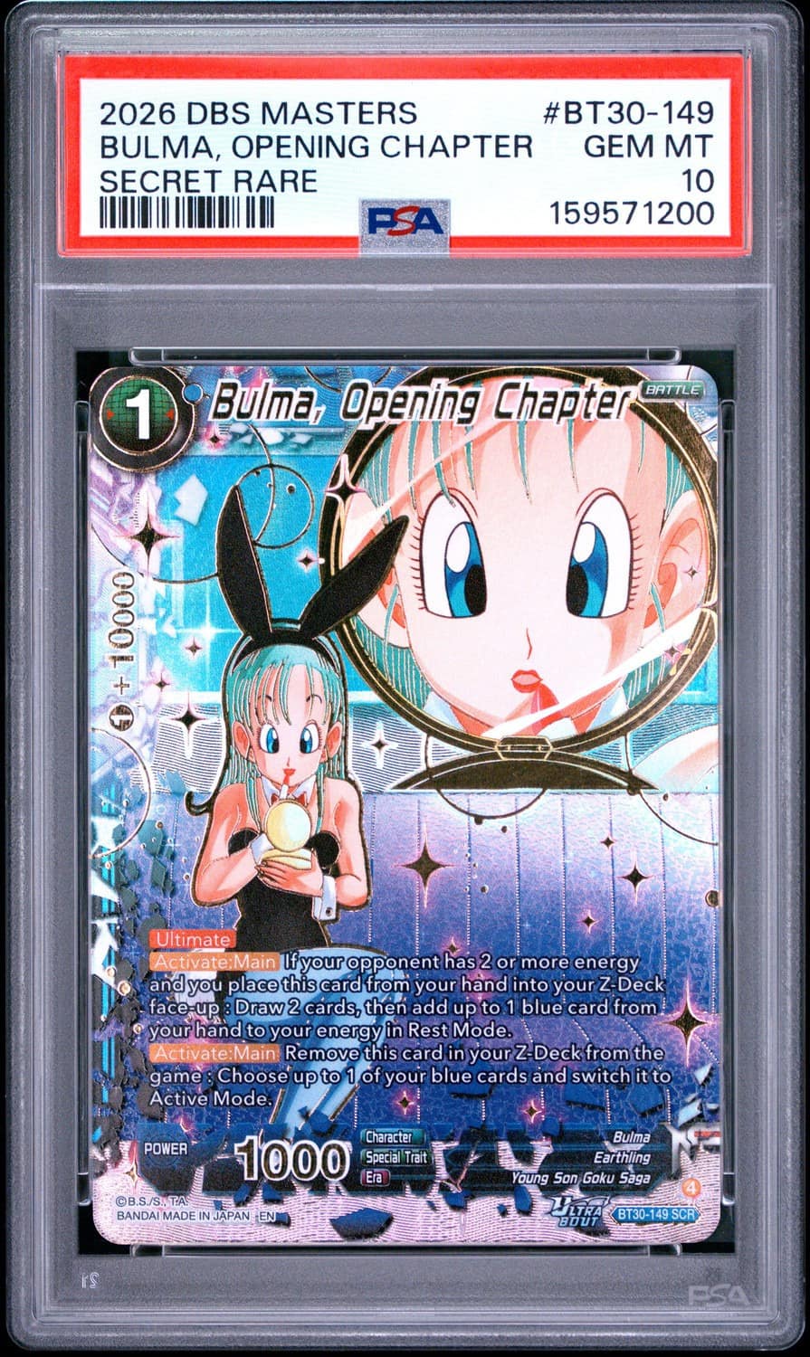 Bulma, Opening Chapter
