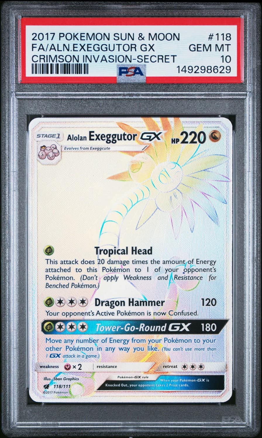 Alolan Exeggutor Gx