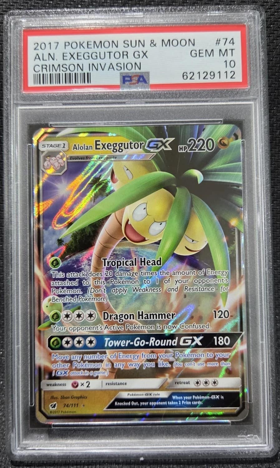 Aln. Exeggutor Gx