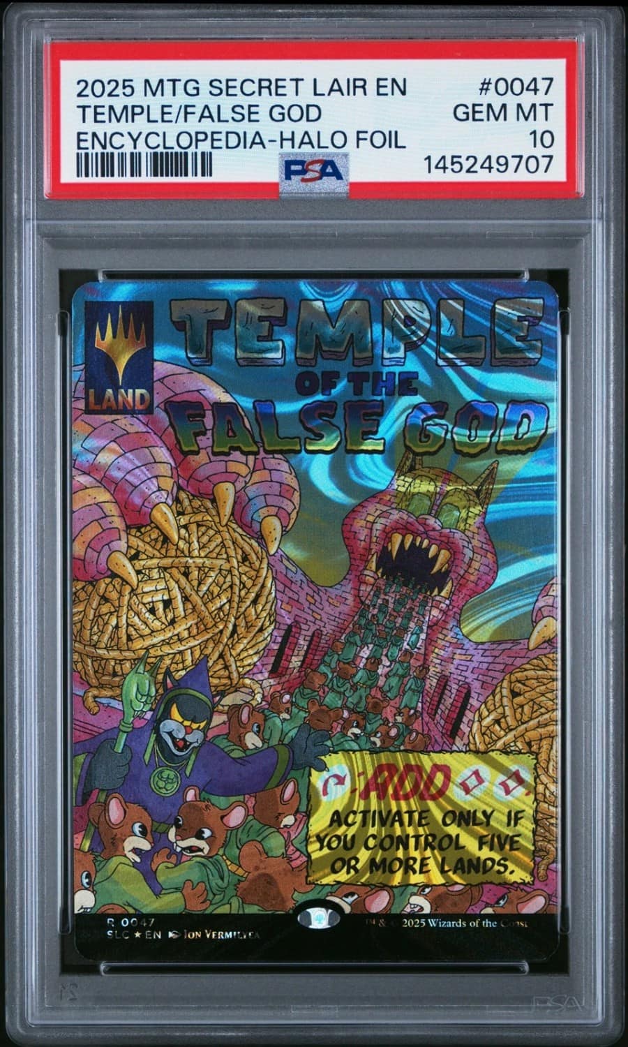 Temple/false God