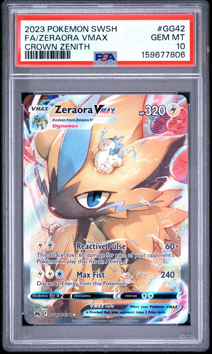Zeraora Vmax