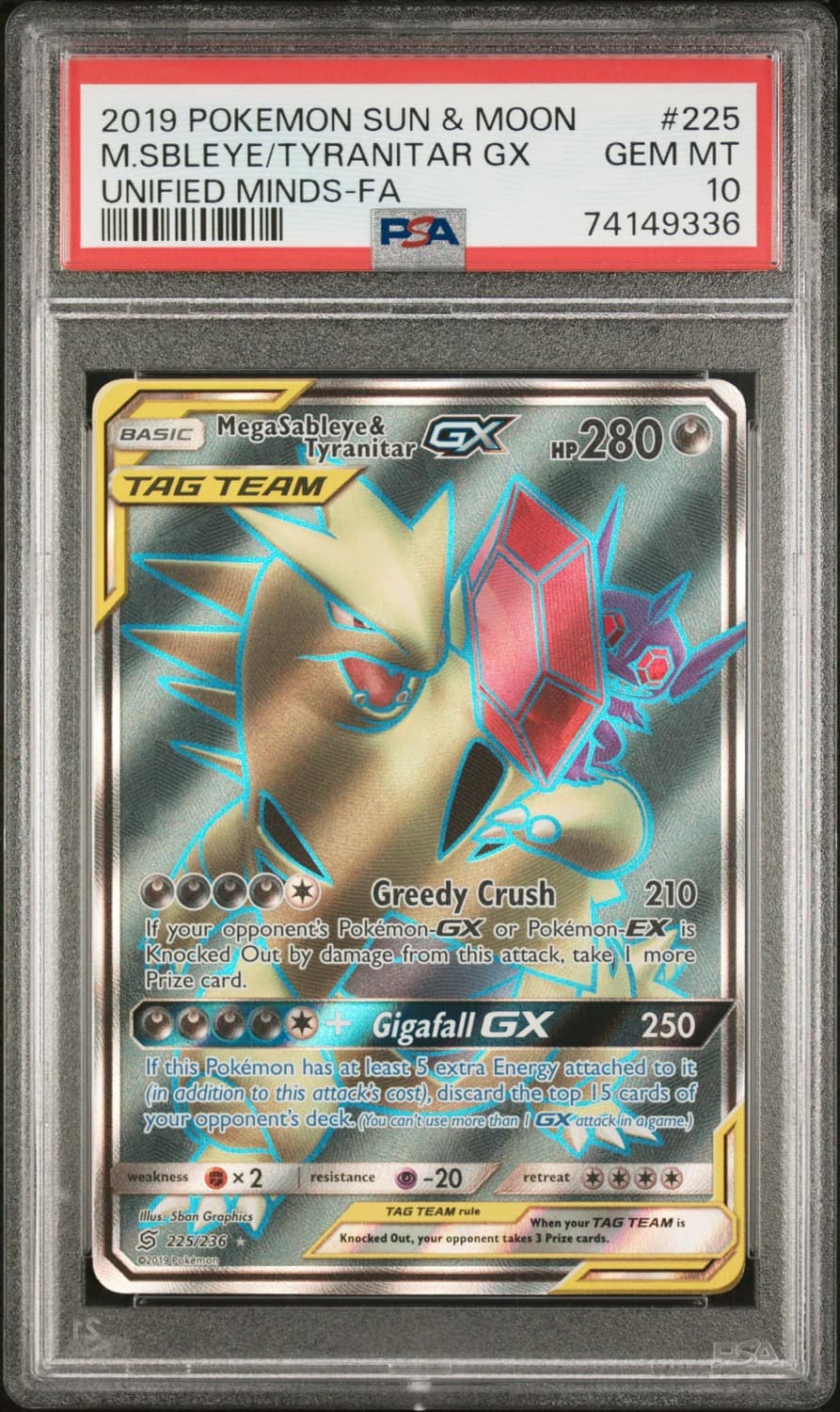 Mega Sableye & Tyranitar Gx