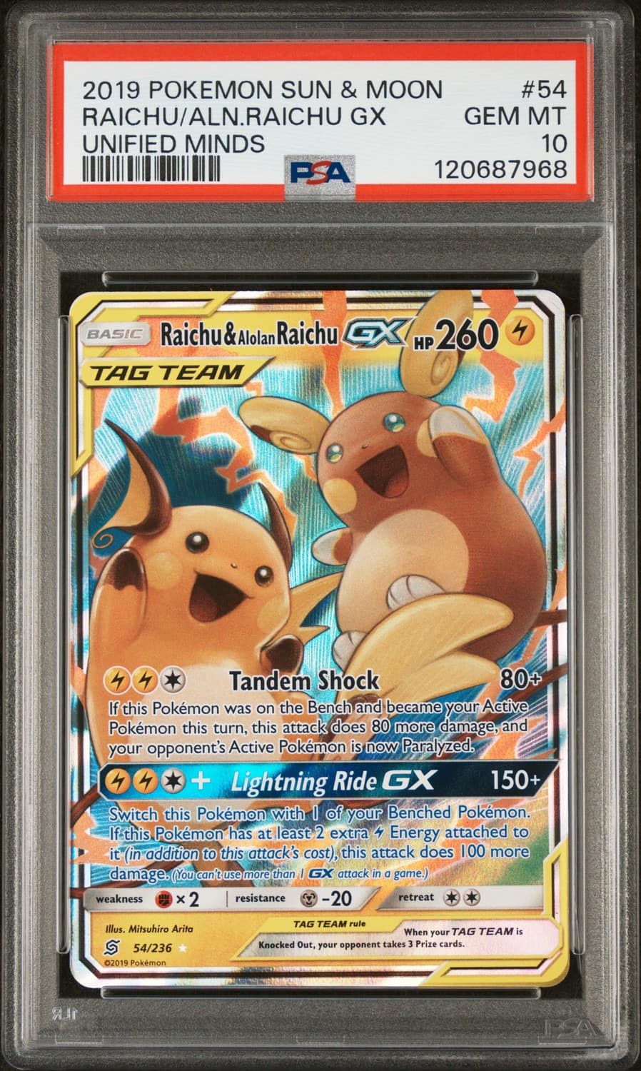 Raichu & Alolan Raichu Gx