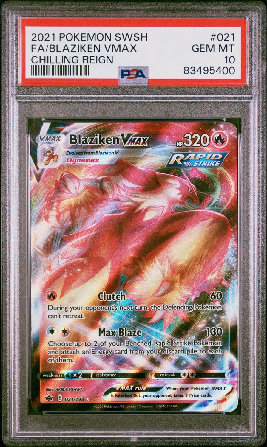 Blaziken Vmax