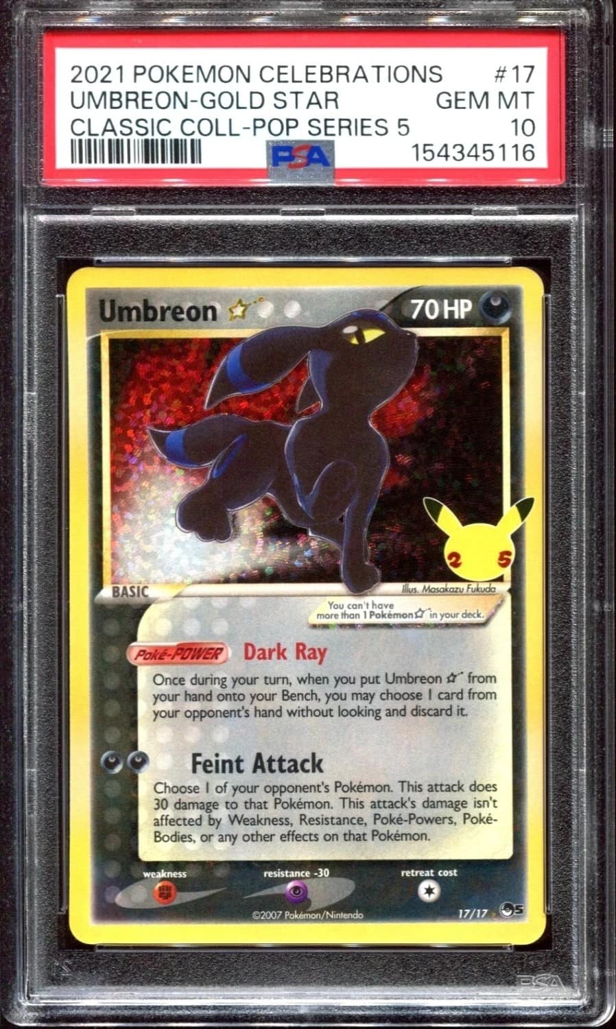 Umbreon-Gold Star