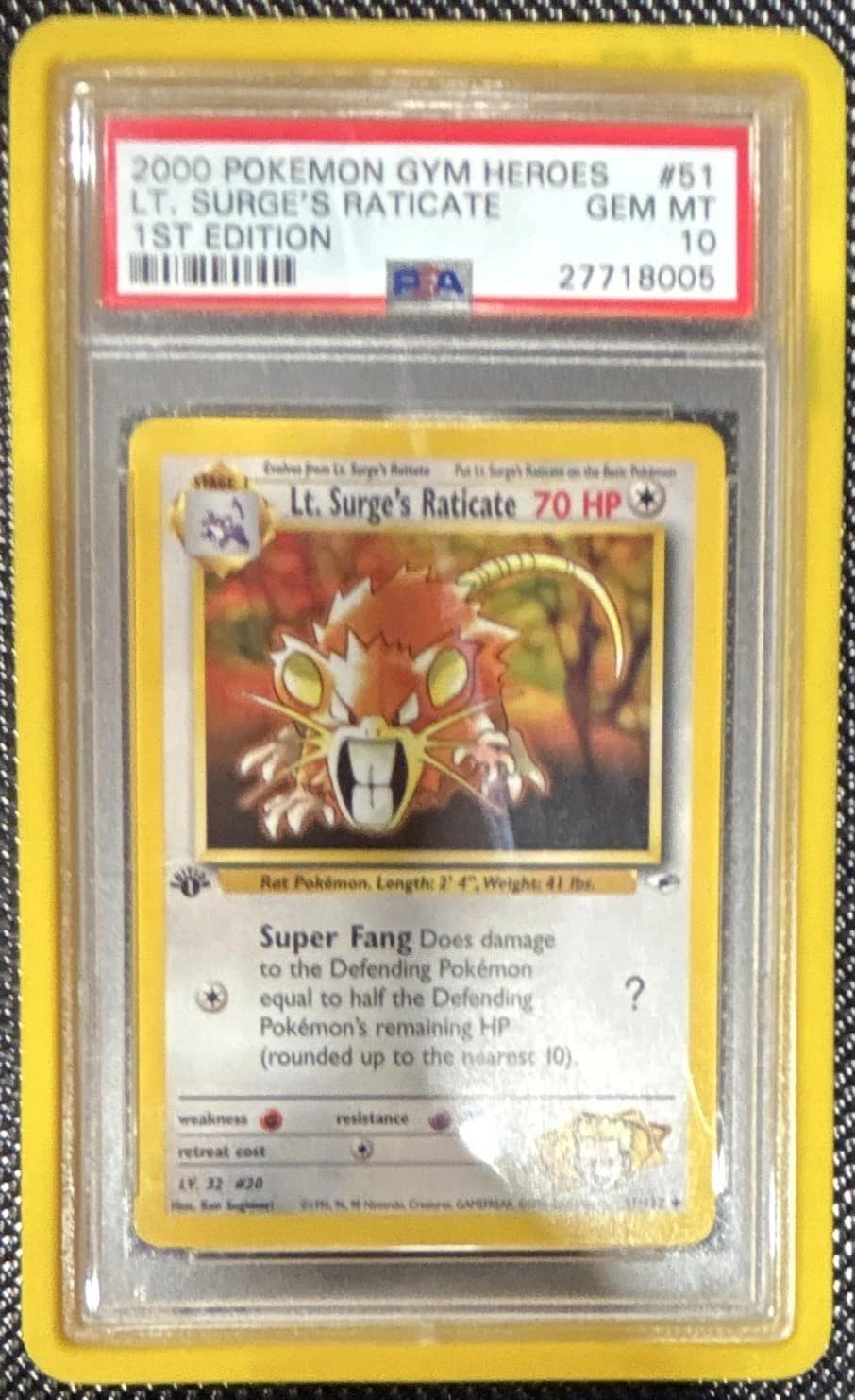 Lt. Surge'S Raticate