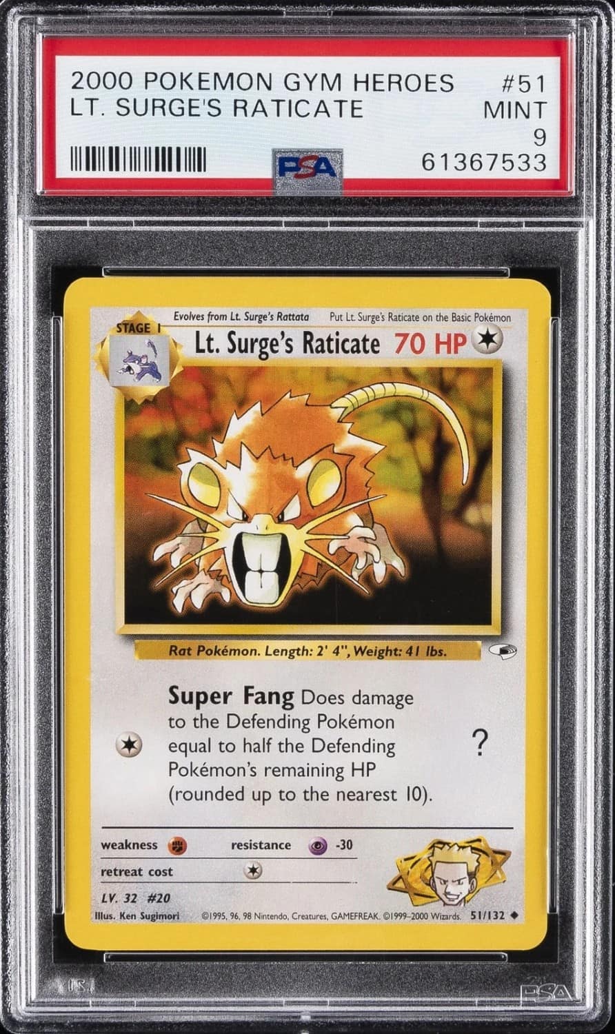 Lt. Surge'S Raticate