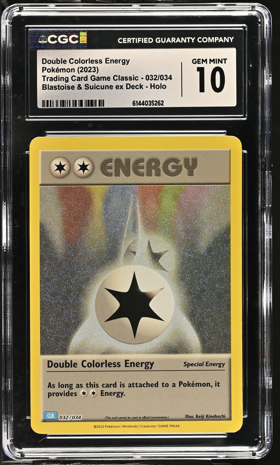 Double Colorless Energy