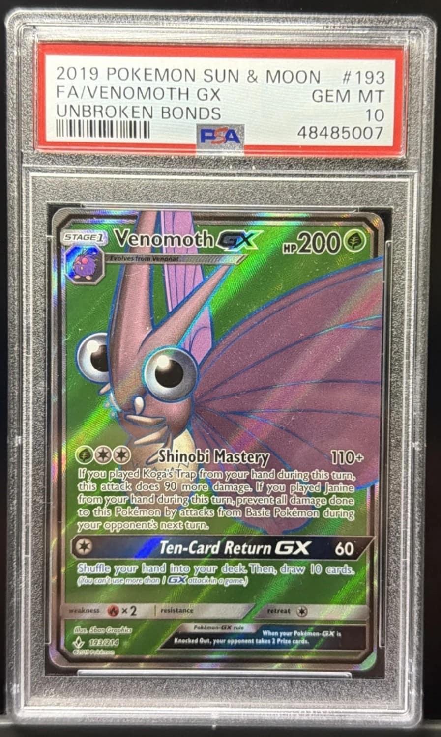 Venomoth Gx