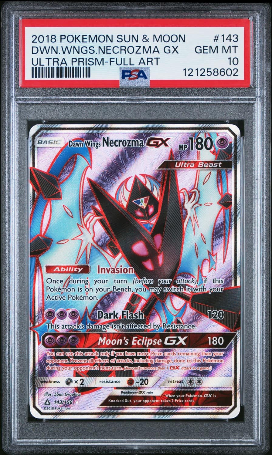 Dawn Wings Necrozma Gx