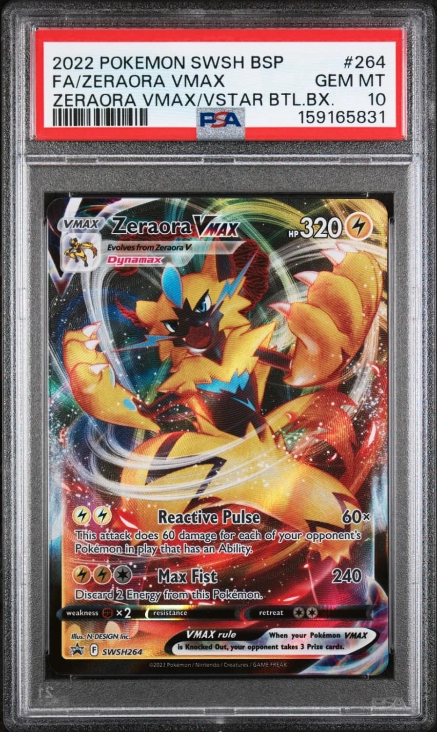 Zeraora Vmax
