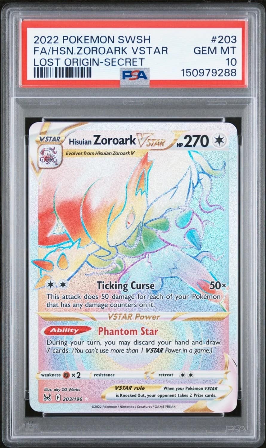 Hisuian Zoroark Vstar