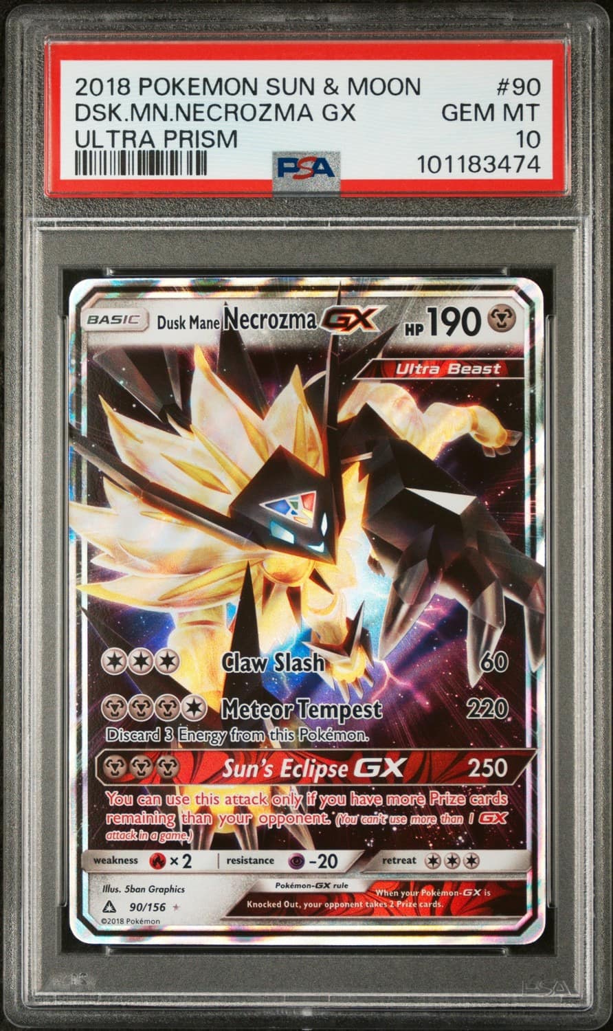 Dusk Mane Necrozma Gx