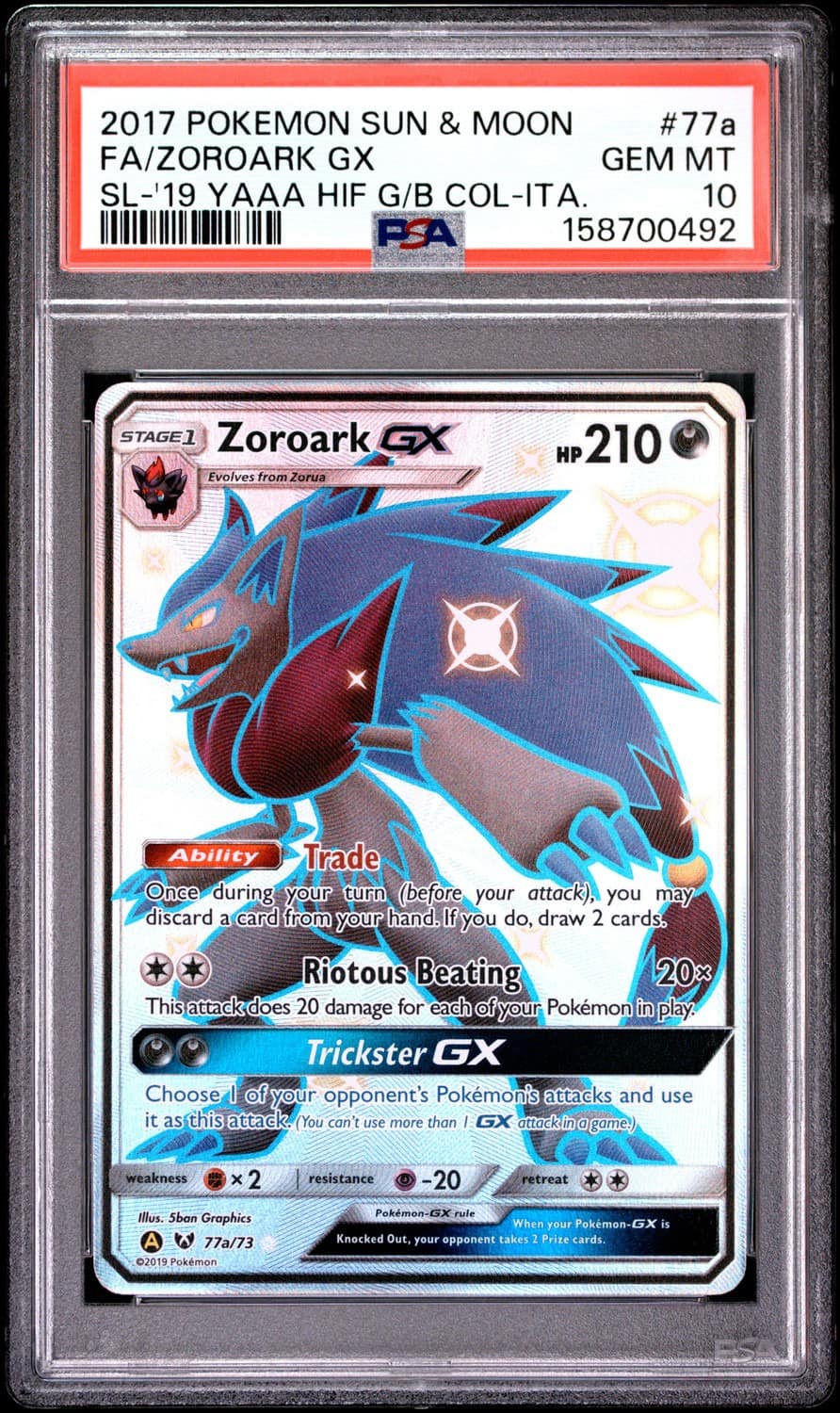 Zoroark Gx