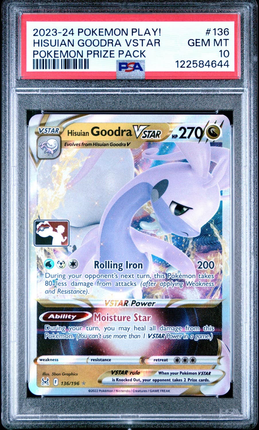 Hisuian Goodra Vstar