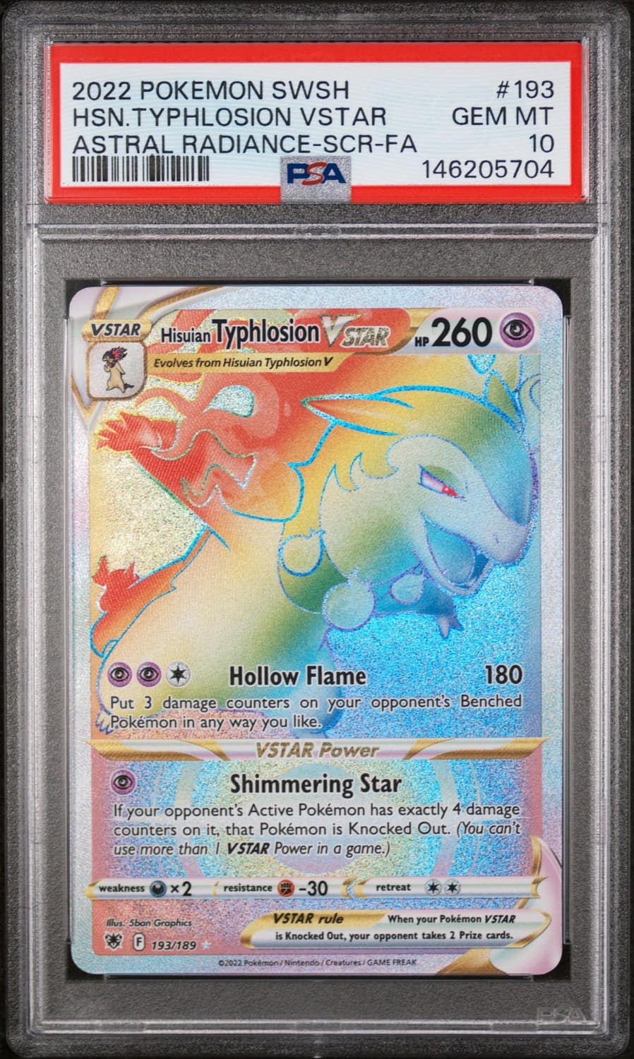 Hisuian Typhlosion Vstar