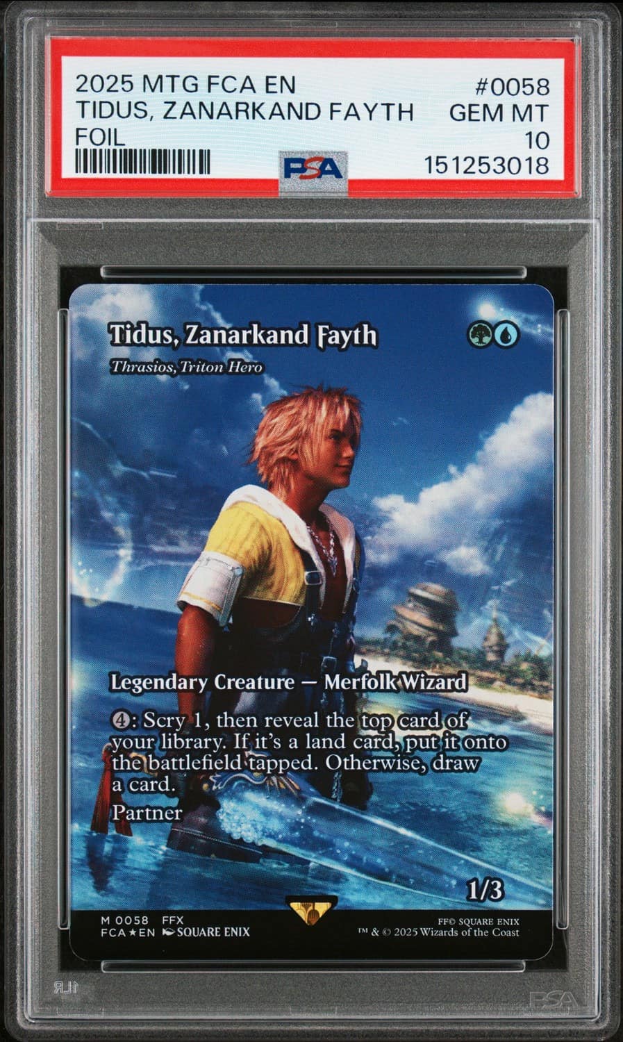 Tidus, Zanarkand Fayth
