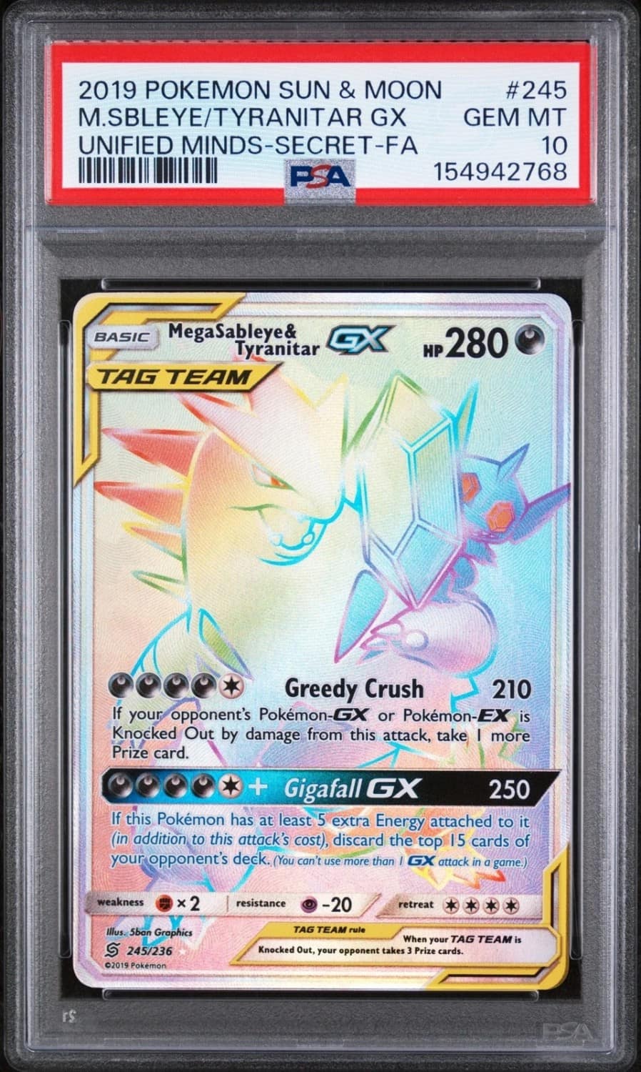 Mega Sableye & Tyranitar Gx