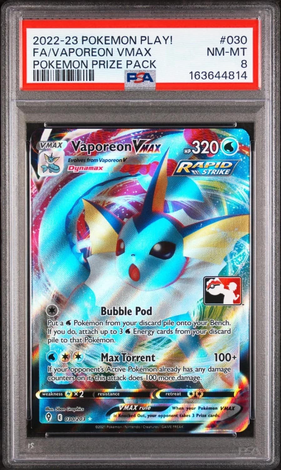 Vaporeon Vmax