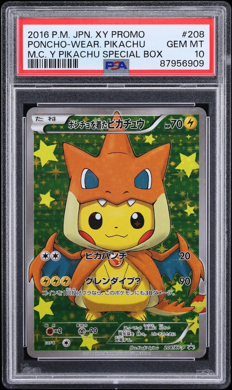 Poncho-Wearing Pikachu