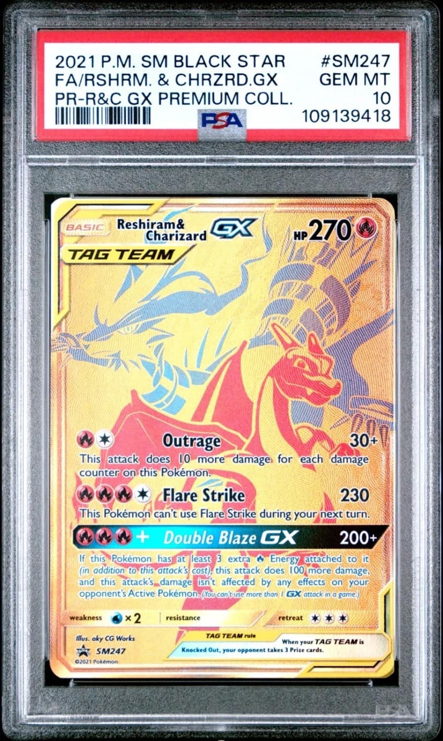 Reshiram & Charizard Gx