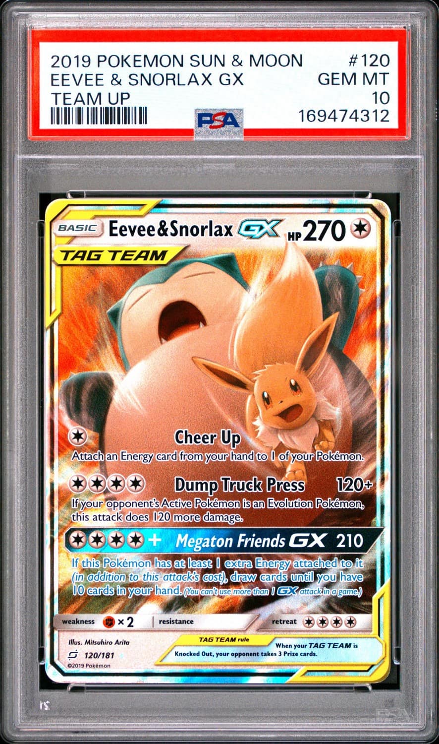 Eevee & Snorlax Gx
