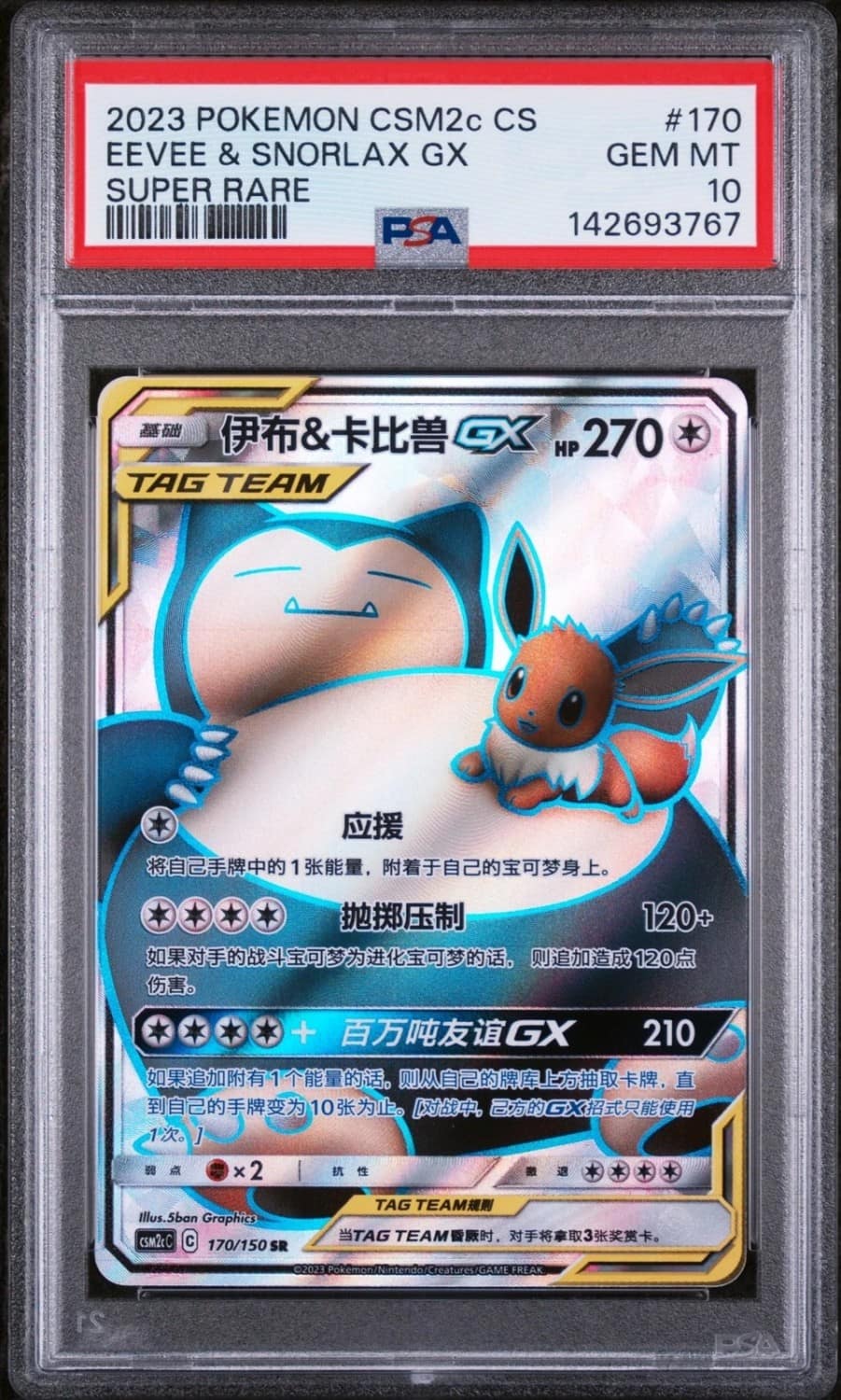 Eevee & Snorlax Gx