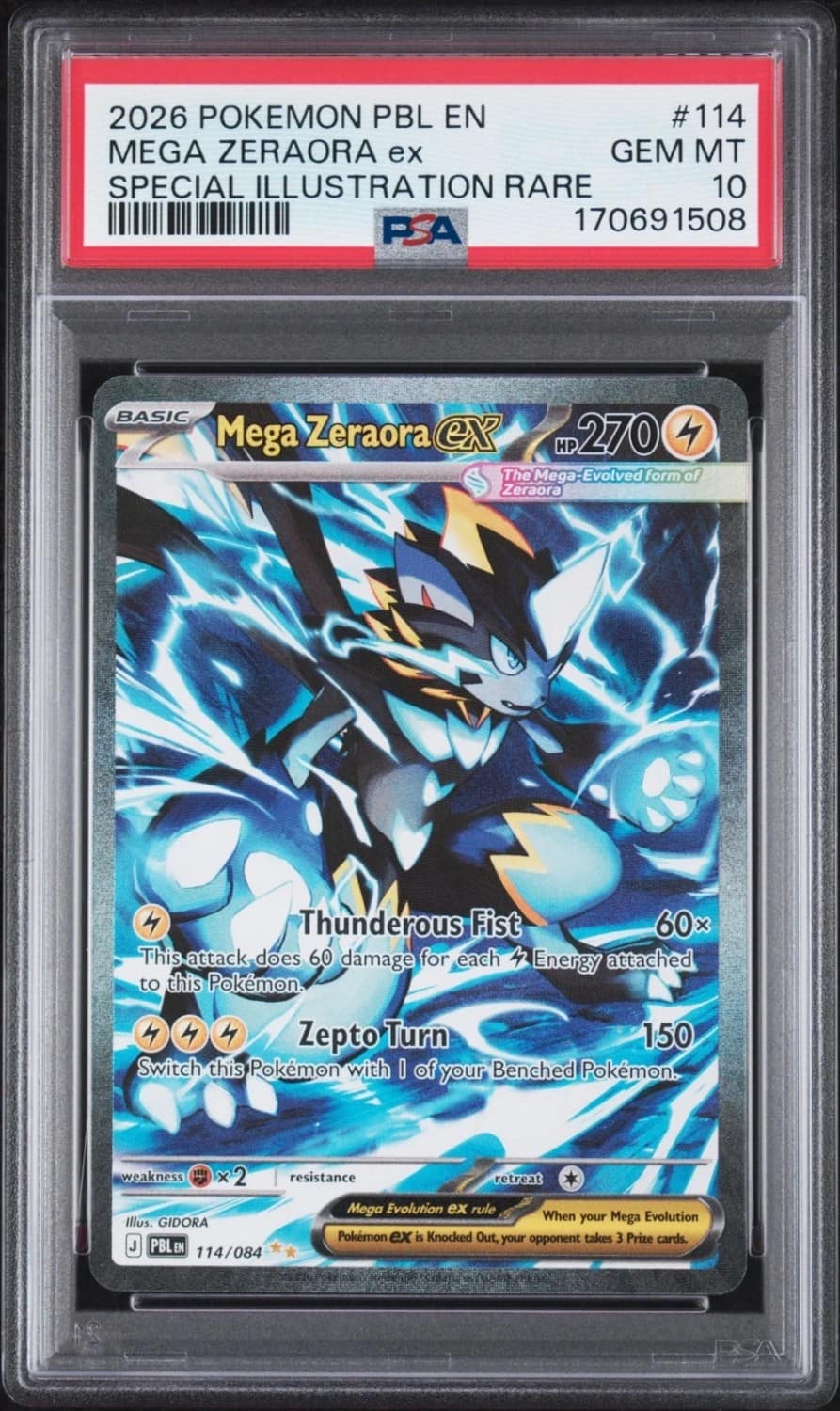 Mega Zeraora Ex