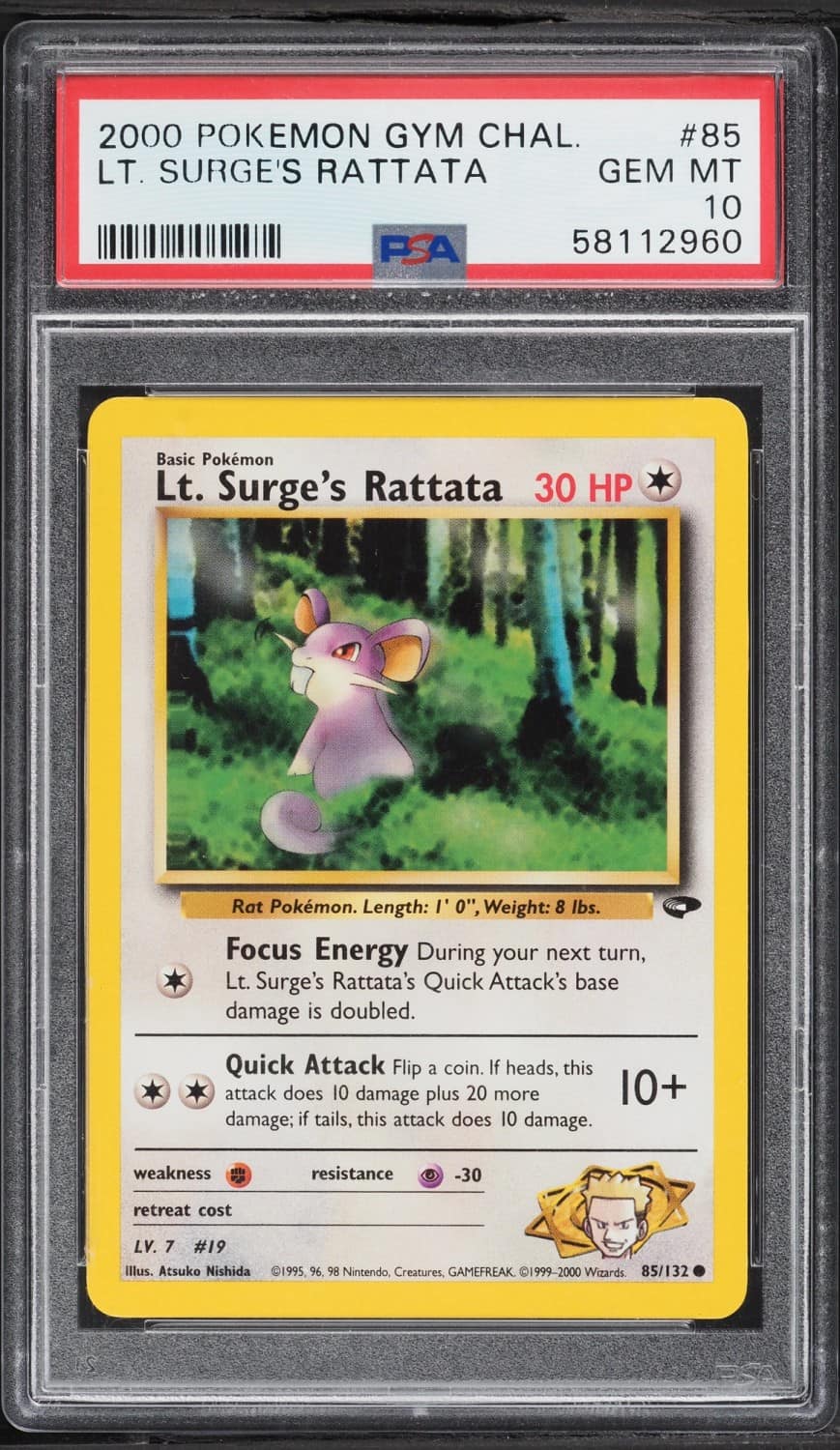 Lt. Surge'S Rattata