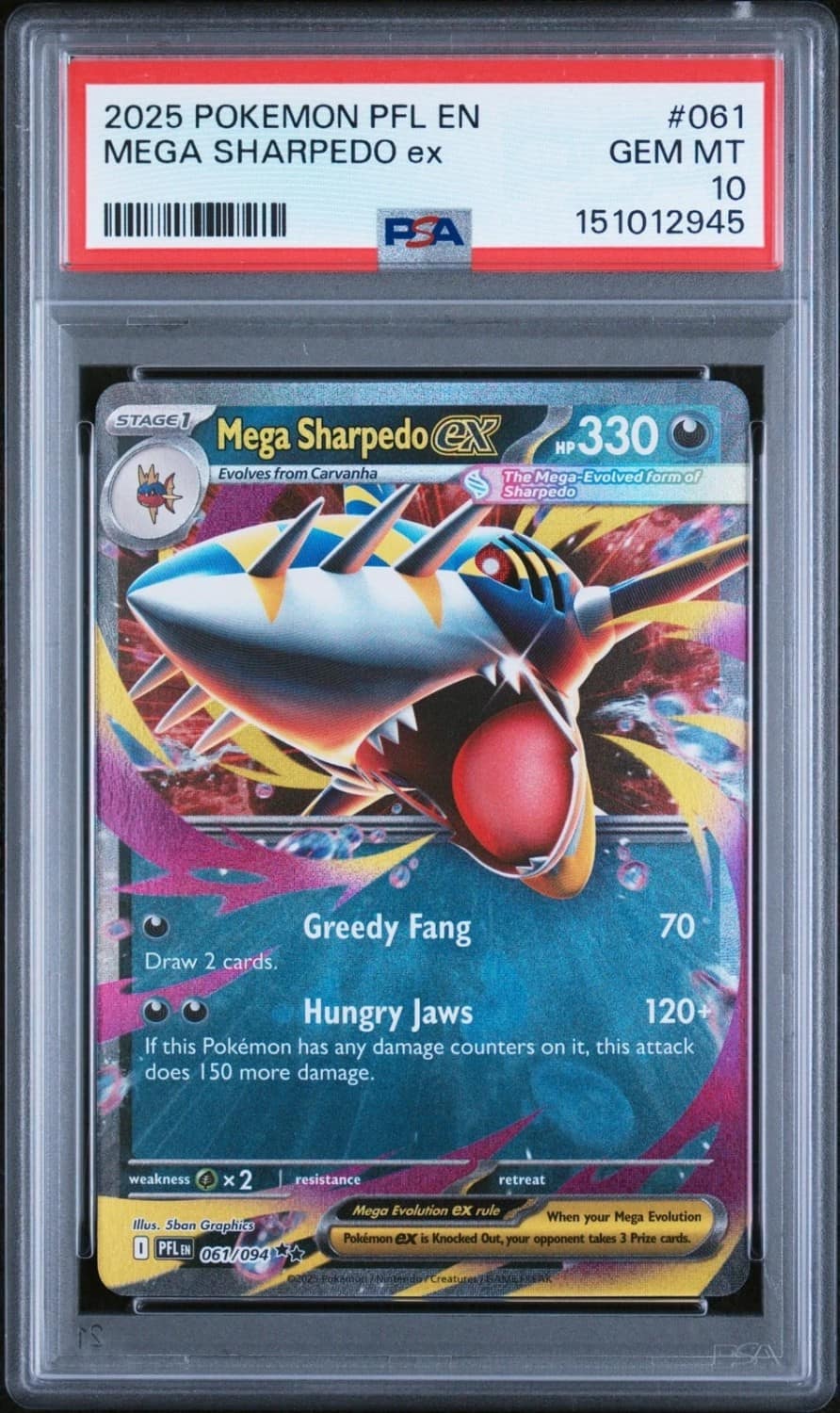 Mega Sharpedo Ex