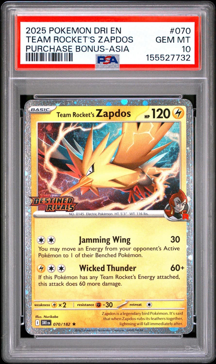 Team Rocket'S Zapdos