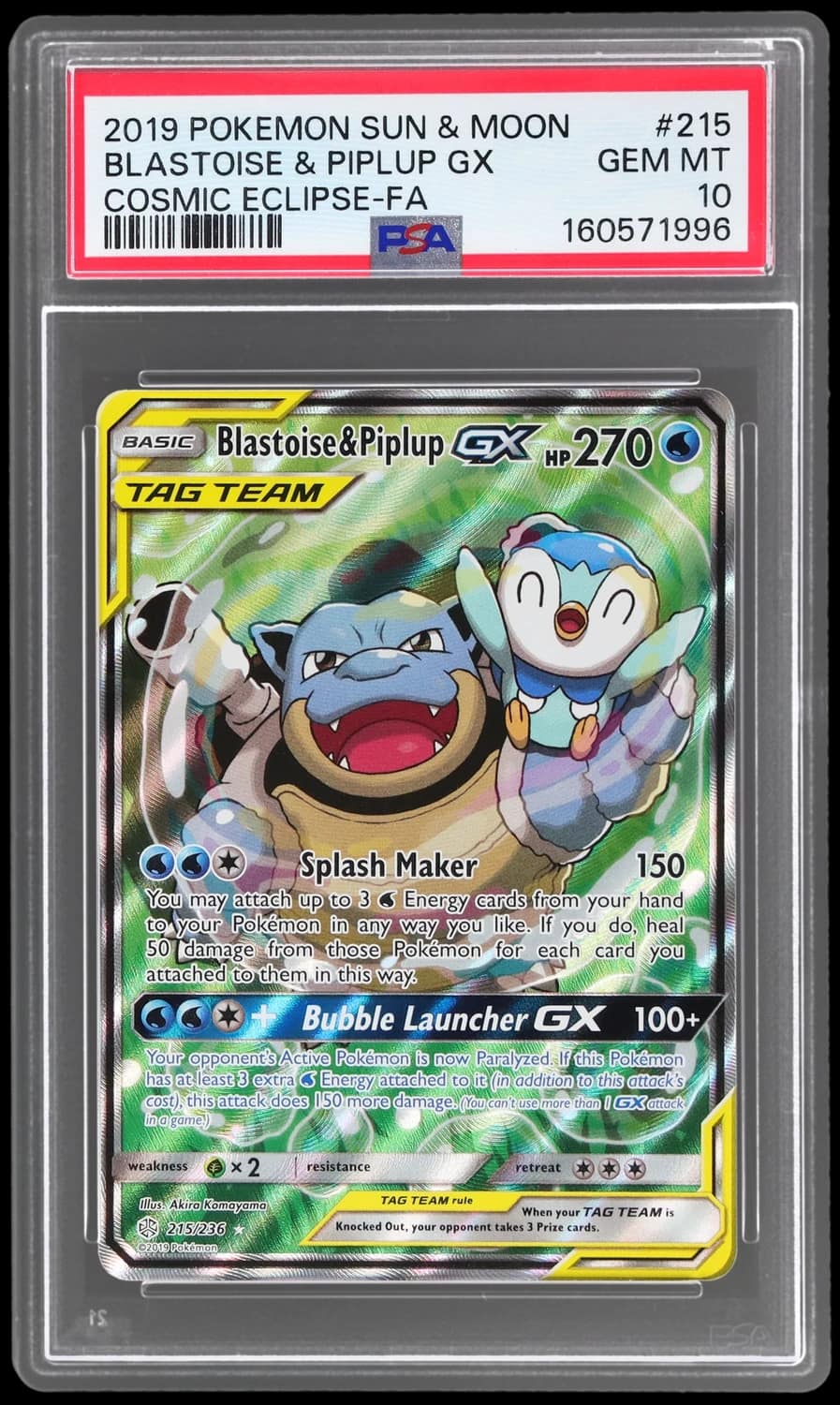 Blastoise & Piplup Gx