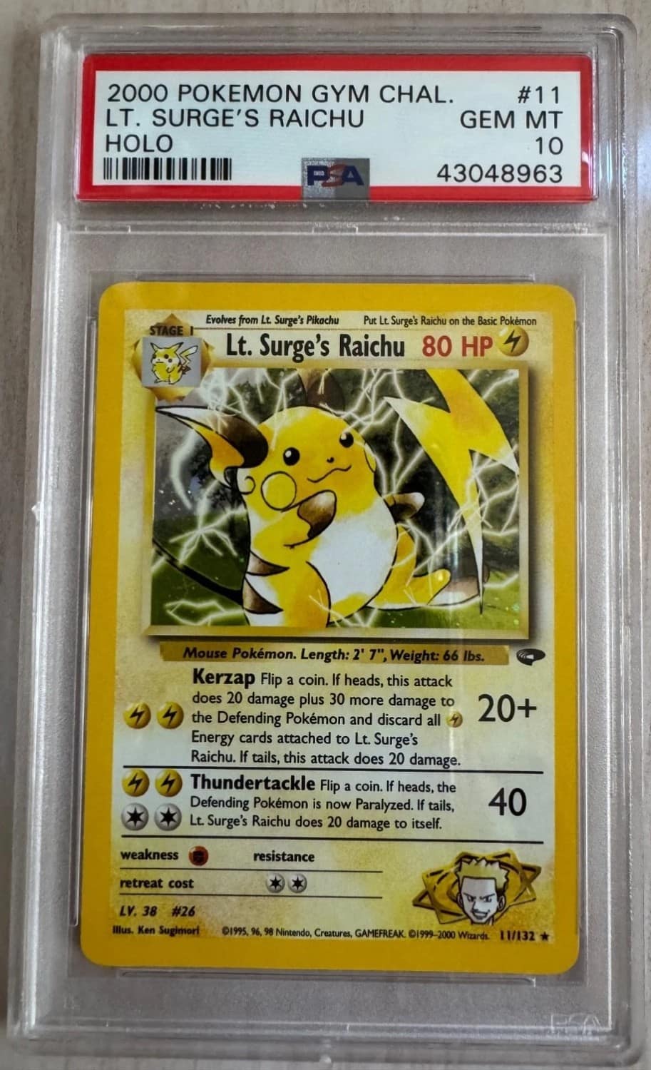 Lt. Surge'S Raichu