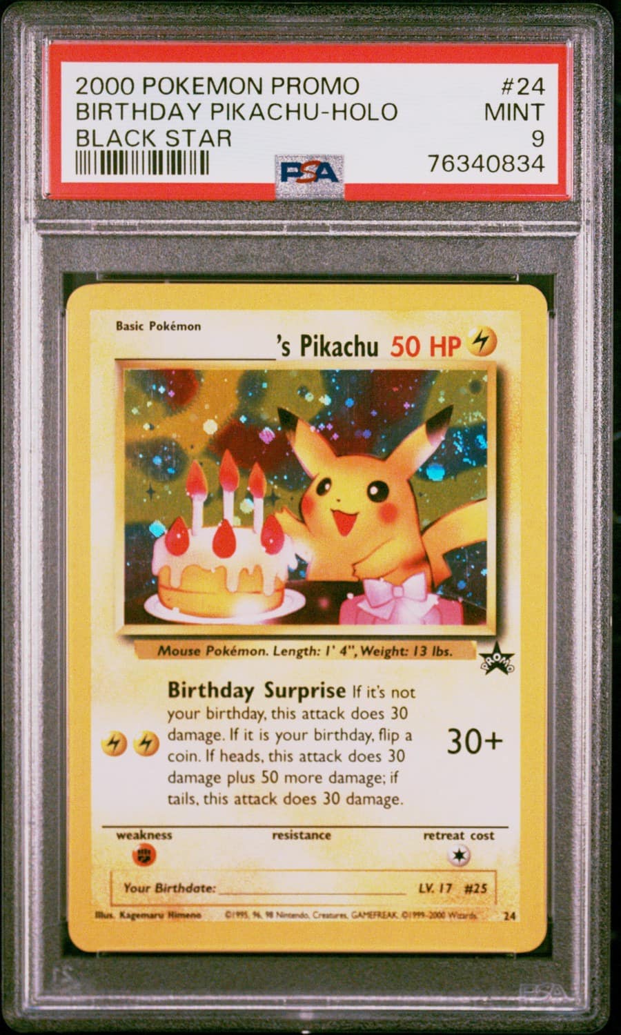 Birthday Pikachu