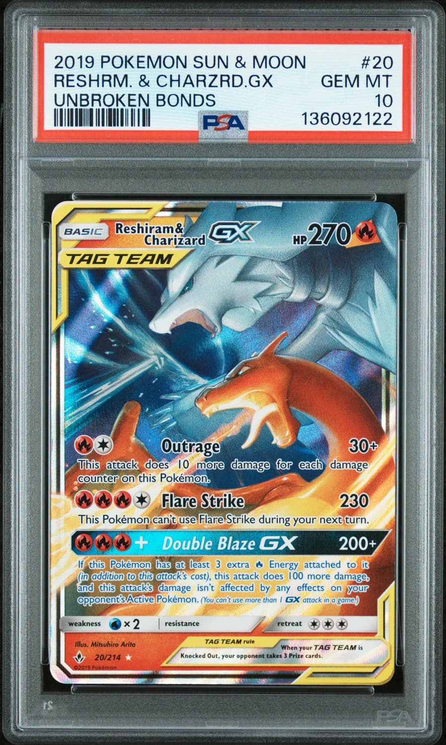 Reshiram & Charizard Gx