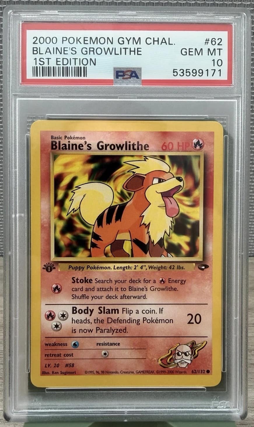 Blaine'S Growlithe