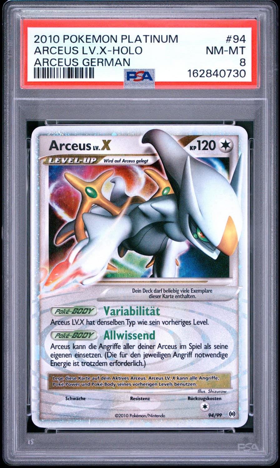 Arceus Lv.x-Holo