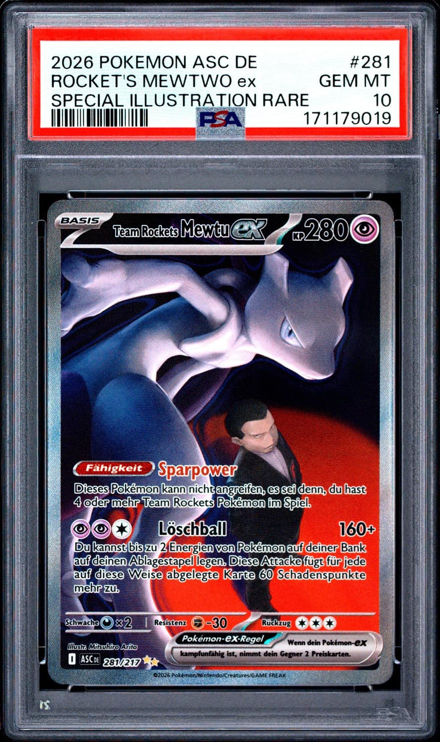 Rocket'S Mewtwo Ex
