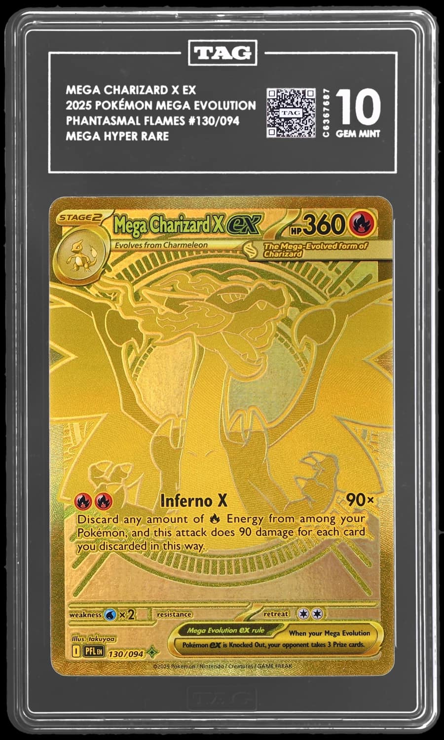 Mega Charizard X Ex