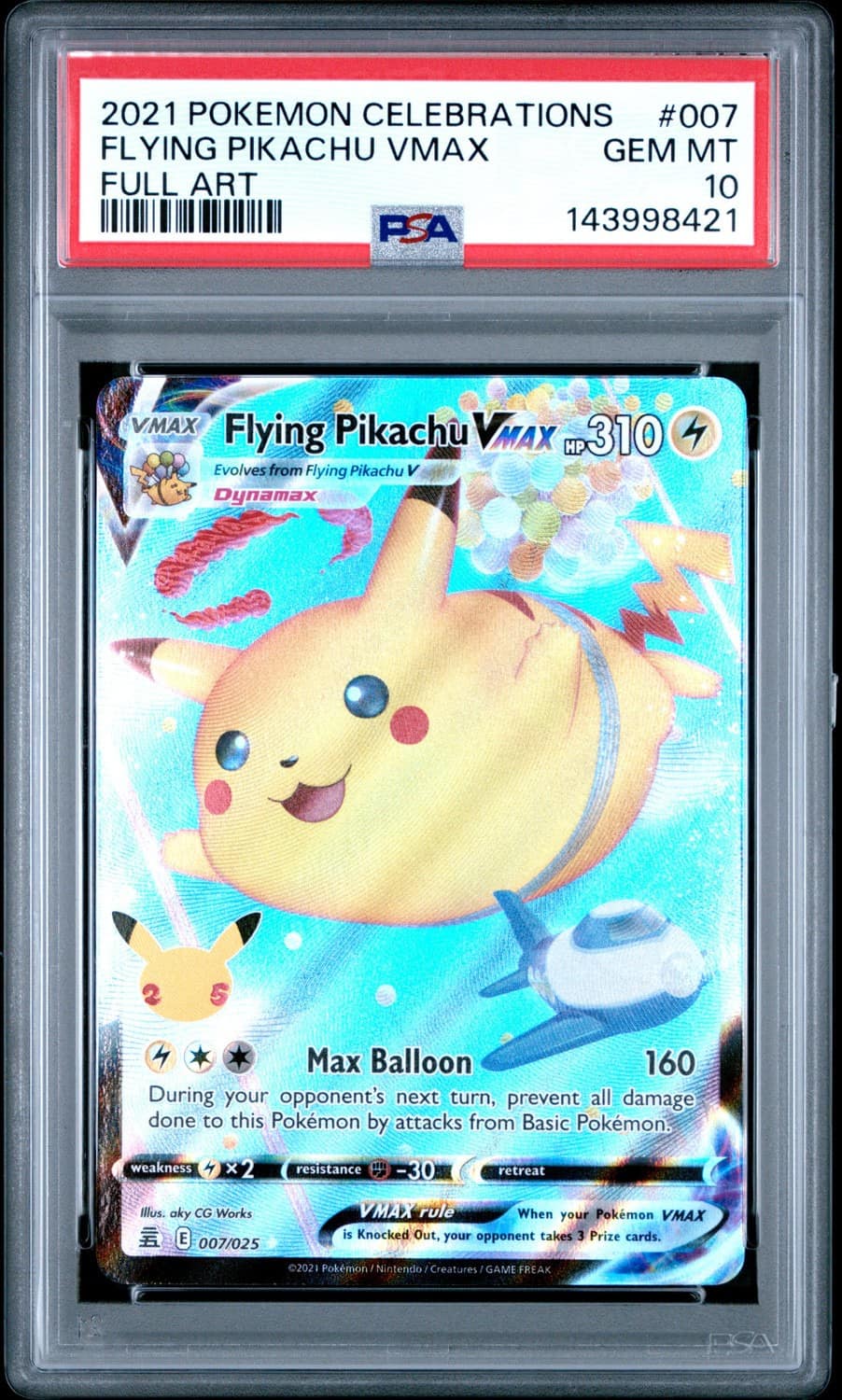 Flying Pikachu Vmax