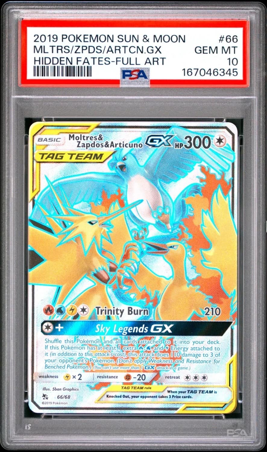 Moltres & Zapdos & Articuno Gx
