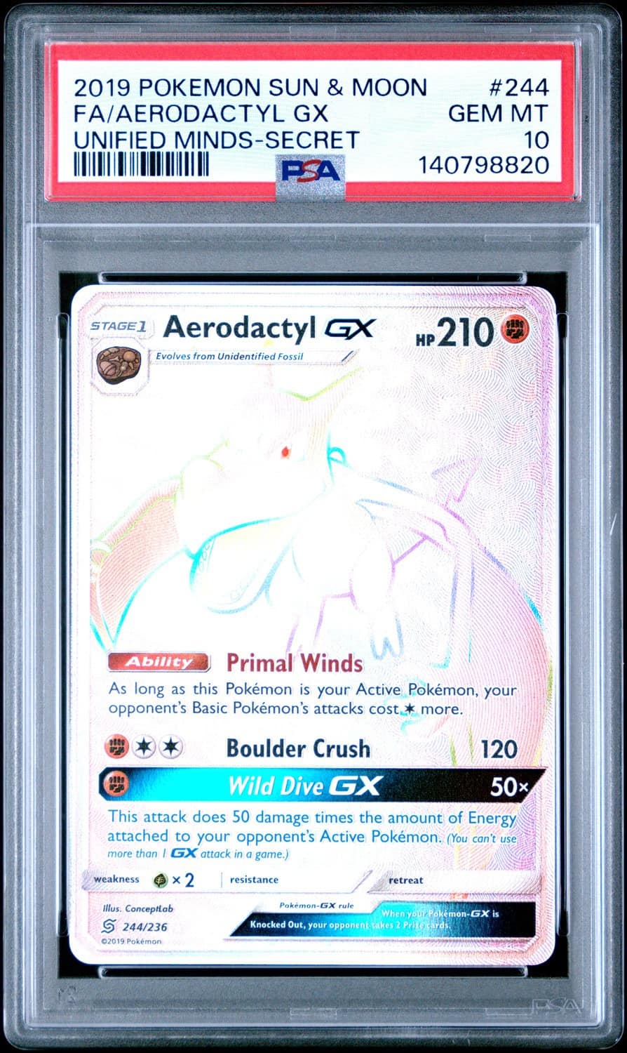 Aerodactyl Gx