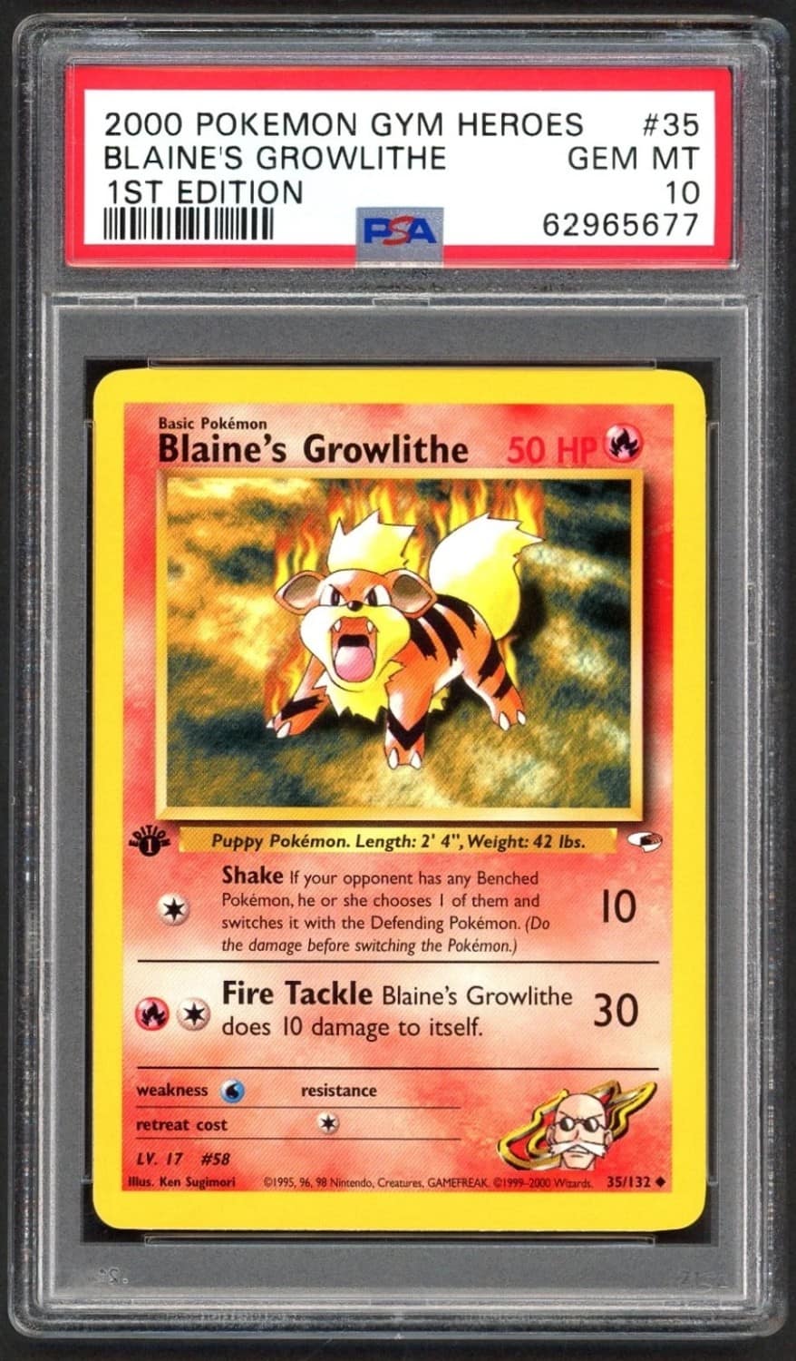 Blaine'S Growlithe