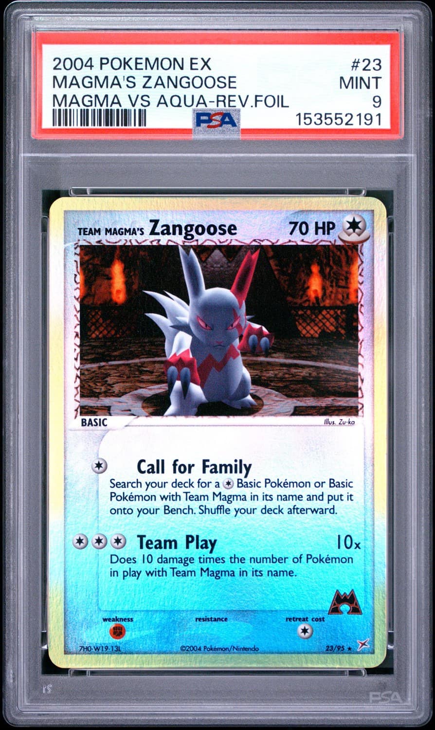 Magma'S Zangoose