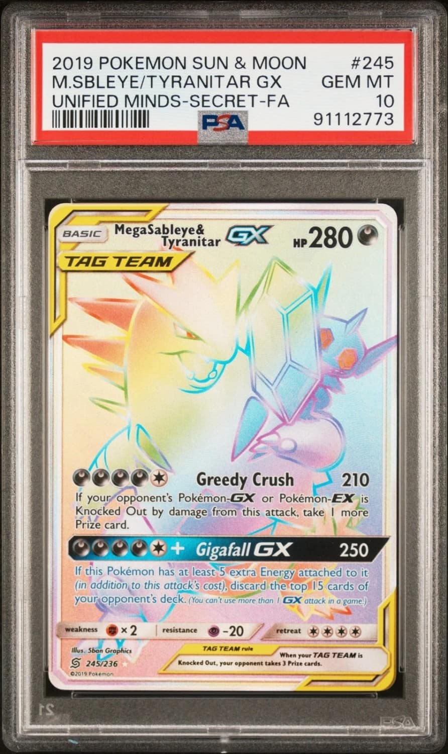 Mega Sableye & Tyranitar Gx