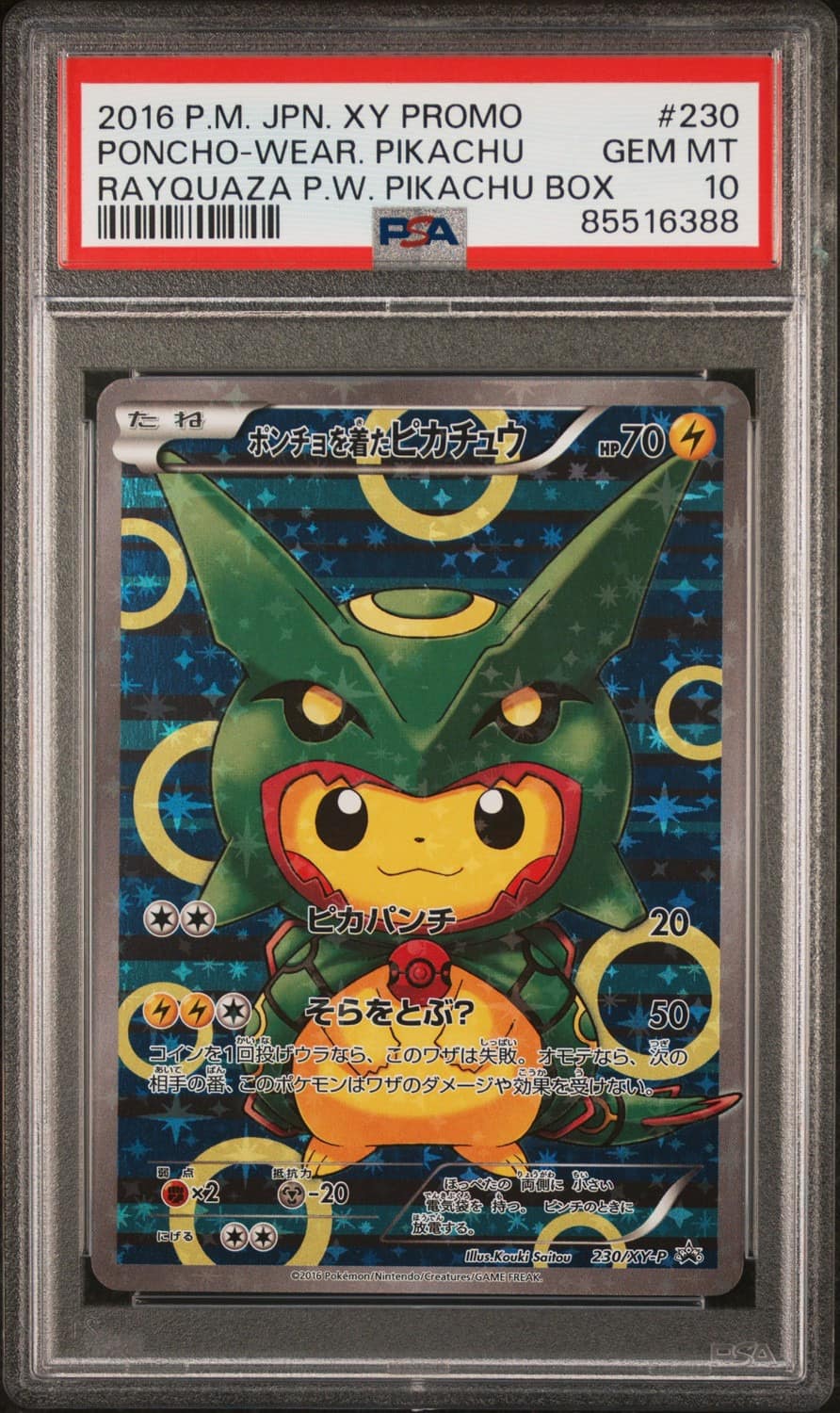 Poncho-Wearing Pikachu