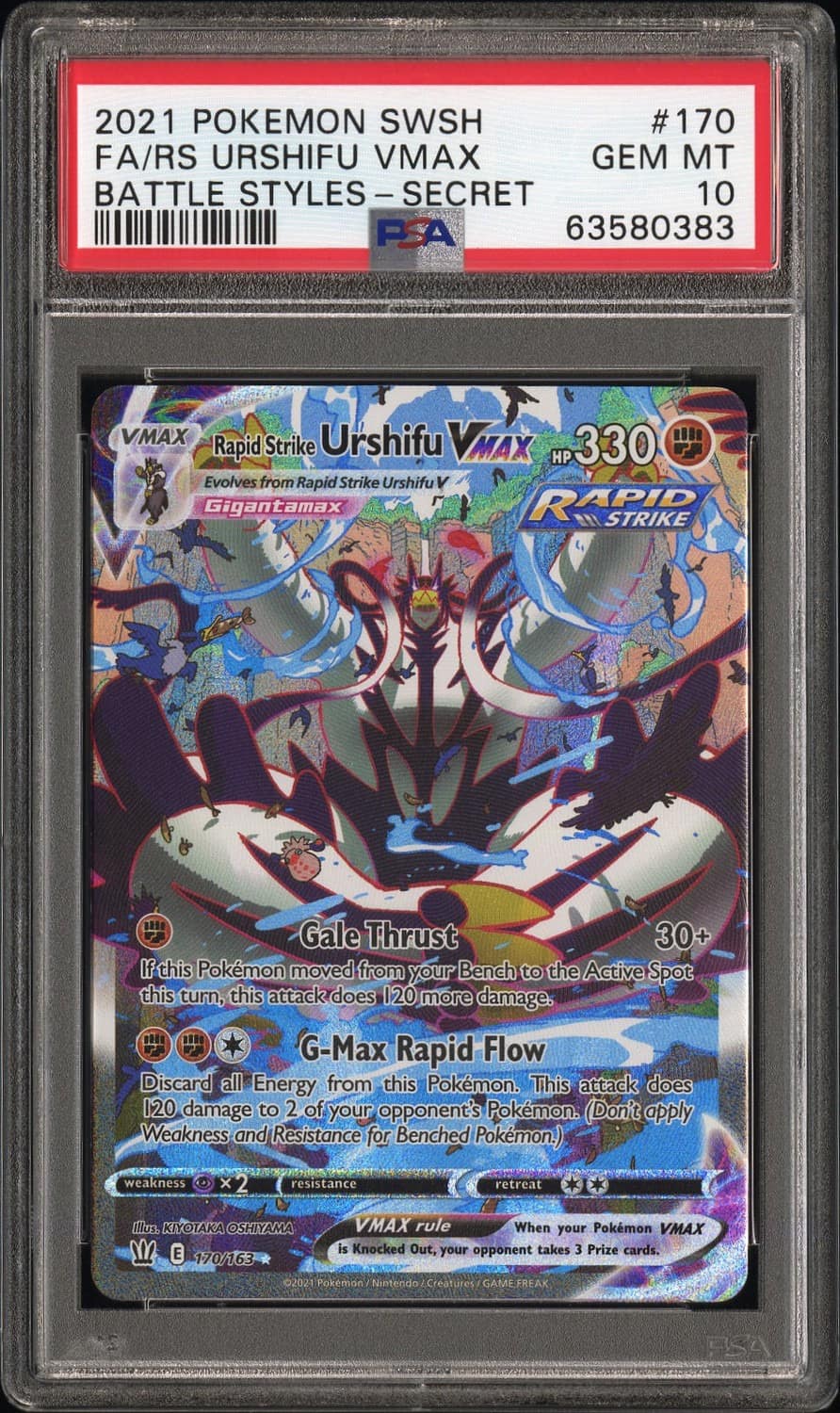 Rapid Strike Urshifu Vmax